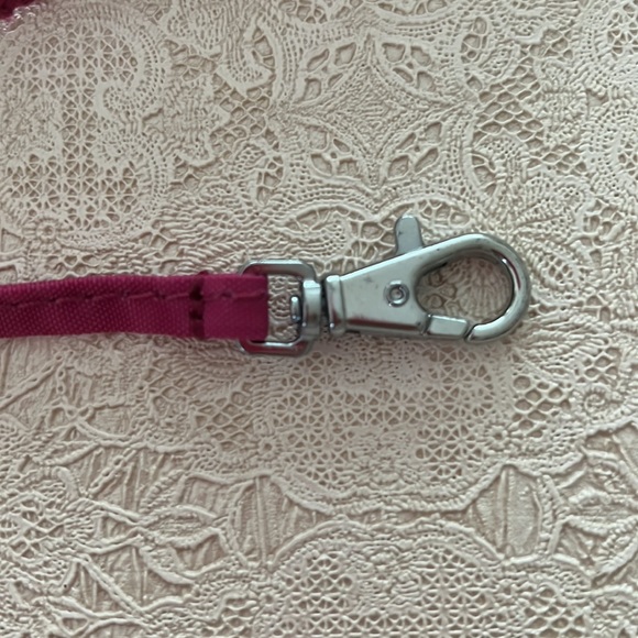 Kipling Crossbody purse. Pink/Fuchsia color. - Picture 9 of 16